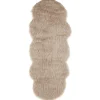 Beliani Lammfelle & Co<Schaffell MAMUNGARI in Beige - (W) 60 x (H) 6 x (L) 180 cm