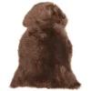 Beliani Lammfelle & Co<Schaffell ULURU in Braun - (W) 65 x (H) 8 x (L) 100 cm
