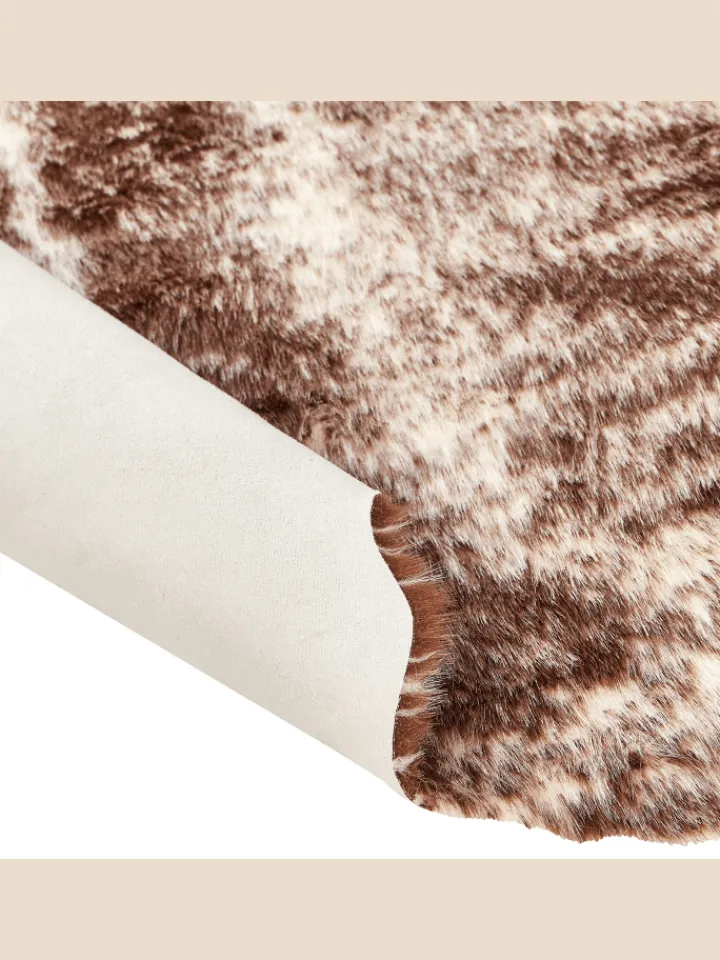 Beliani Lammfelle & Co<Schaffell ZEIL in Braun/Beige - (W) 130 x (L) 170 cm
