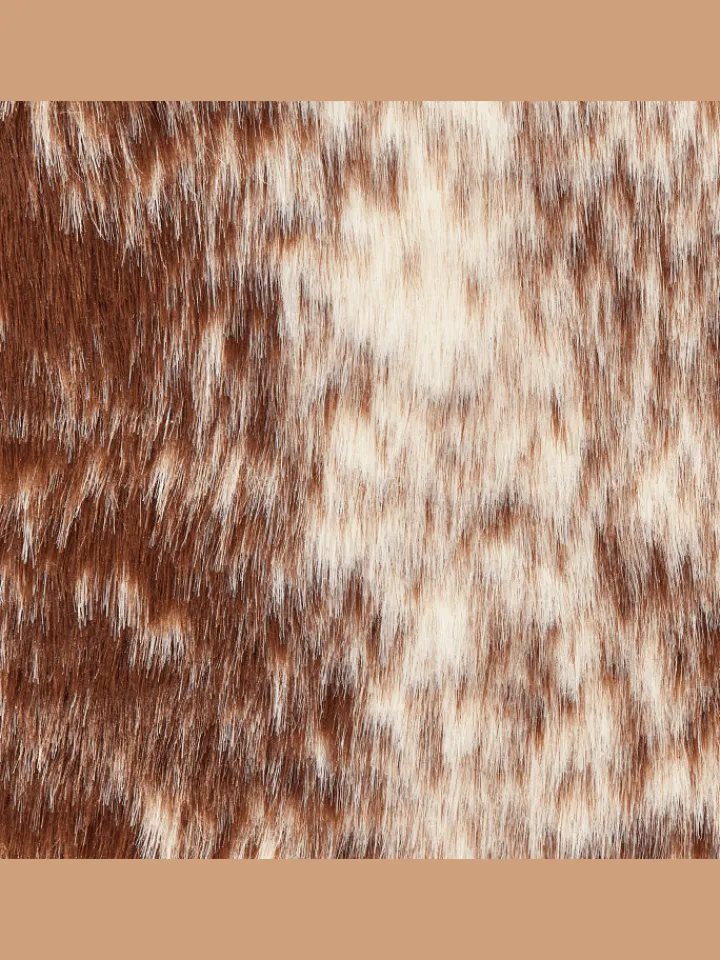 Beliani Lammfelle & Co<Schaffell ZEIL in Braun/Beige - (W) 130 x (L) 170 cm