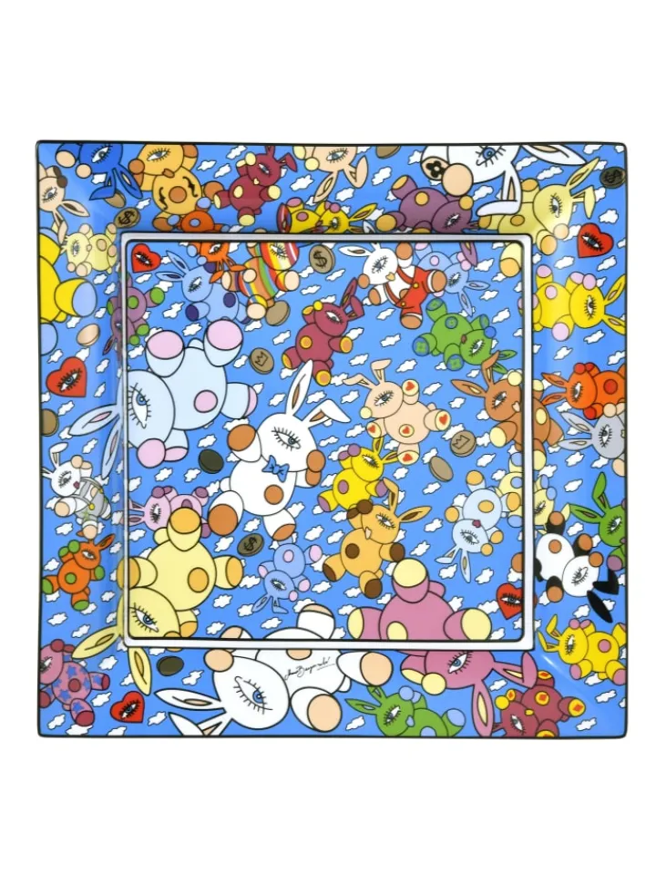 Goebel Dekoschalen<Schale " Bergonzoli Magic Bunny Explosion " in Bunt