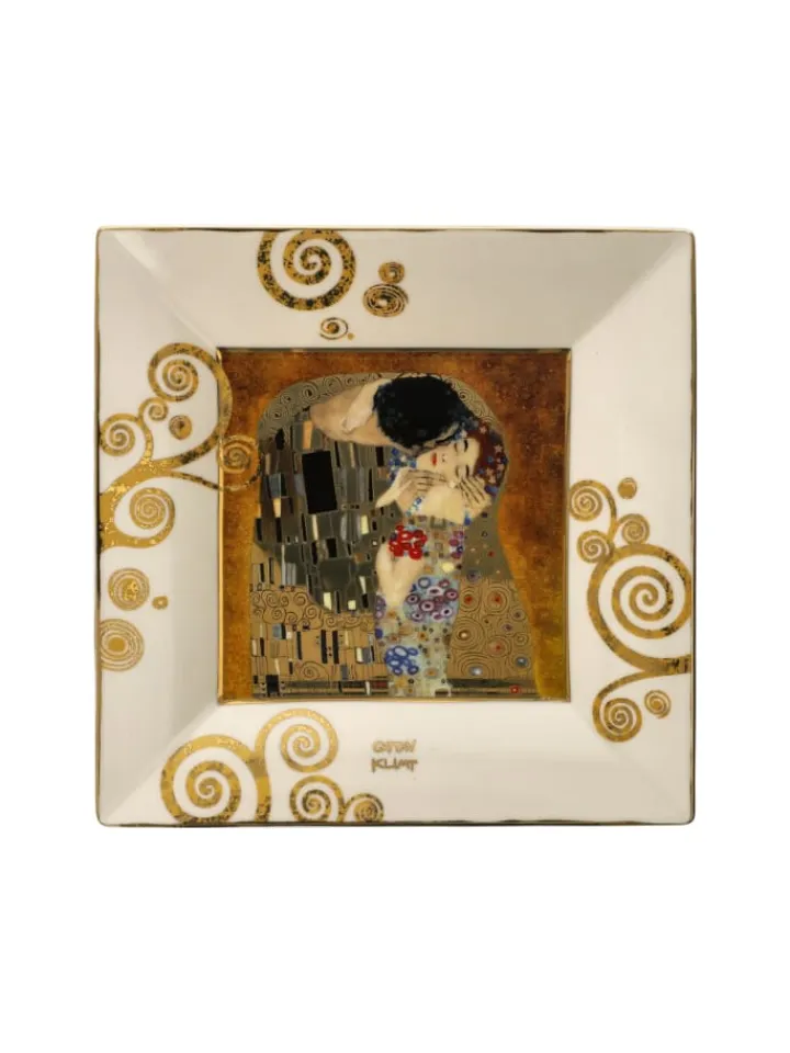 Goebel Dekoschalen<Schale " Gustav Klimt - Der Kuss " in Klimt - Kuss