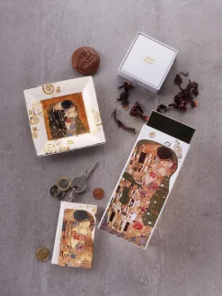 Goebel Dekoschalen<Schale " Gustav Klimt - Der Kuss " in Klimt - Kuss