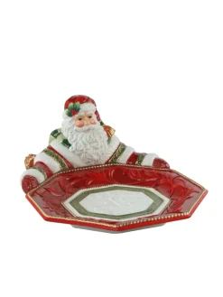 Goebel Dekoschalen<Schale " Santa präsentiert " in Bunt