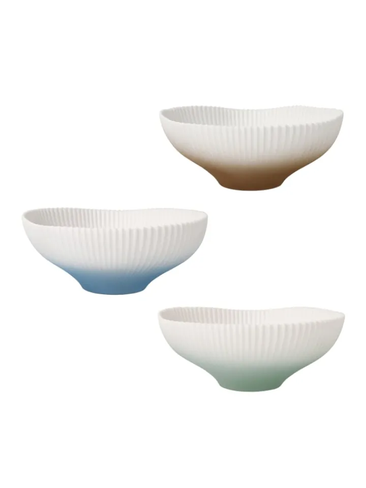Goebel Dekoschalen<Schale " Set Raindrop " in Bunt