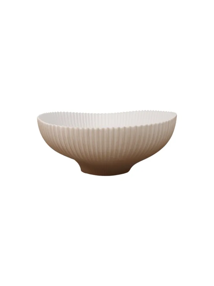 Goebel Dekoschalen<Schale " Studio 8 Raindrop Powder " in sand