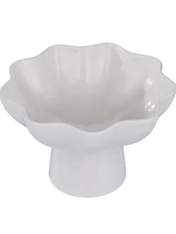 Butlers Dekoschalen<Schale LOUISE mit Fuß in Creme