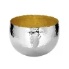 Fink Dekoschalen<Schale "Sefa" in Silber/ Gold - H. 18,5 cm - D. 25,5 cm