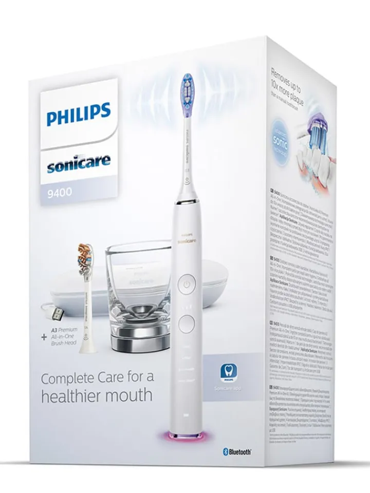 PHILIPS sonicare Zahn & Mundpflege<Schallzahnbürste "DiamondClean Smart 9400" in Weiß