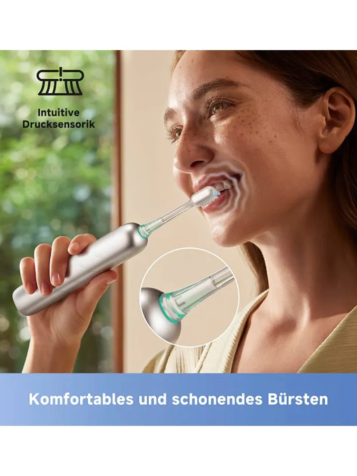 Mova Zahn & Mundpflege<Schallzahnbürste ''Fresh Pro'' in Silber