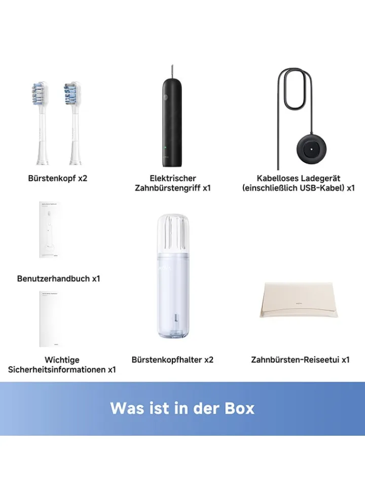 Mova Zahn & Mundpflege<Schallzahnbürste ''Fresh Pro'' in Schwarz