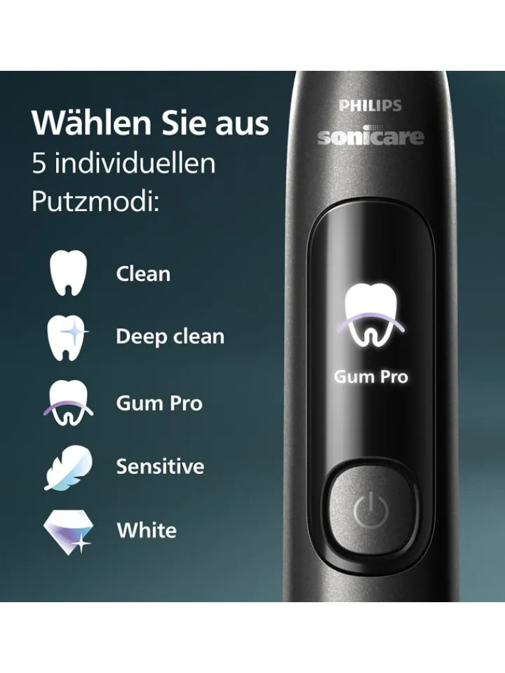 Philips Technik|Zahn & Mundpflege<Schallzahnbürste "Serie 4100" in Schwarz