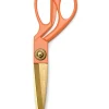 DESIGNWORKS INK ® Weitere Haushaltshelfer<Schere "Poppy: in Orange/ Gold - (L)19,7 cm