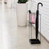 ABERTO DESIGN Wohndekoration<Schirmständer in Schwarz - (B)20 x (H)61 cm