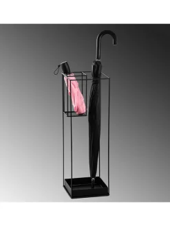 ABERTO DESIGN Wohndekoration<Schirmständer in Schwarz - (B)20 x (H)61 cm