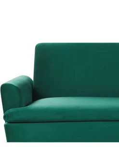 Beliani Sitzmöbel<Schlafsofa VETTRE in Grün/Gold - (W) 210 x (H) 88 x (L) 84 cm