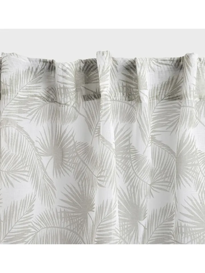 Homla Gardinen, Jalousien & Rollos<Schlaufengardine "Pella" in Beige/ Grau - (L)250 x (B)140 cm