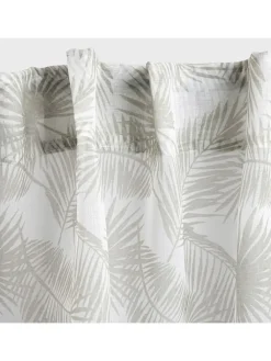 Homla Gardinen, Jalousien & Rollos<Schlaufengardine "Pella" in Beige/ Grau - (L)250 x (B)140 cm