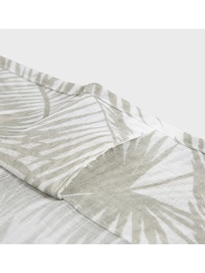 Homla Gardinen, Jalousien & Rollos<Schlaufengardine "Pella" in Beige/ Grau - (L)250 x (B)140 cm