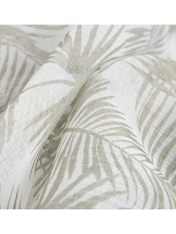 Homla Gardinen, Jalousien & Rollos<Schlaufengardine "Pella" in Beige/ Grau - (L)250 x (B)140 cm