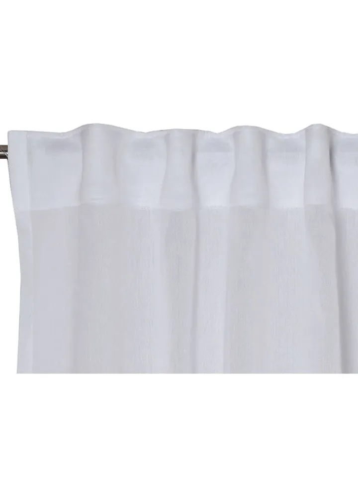 ESPRIT Gardinen, Jalousien & Rollos<Schlaufenschal "Linen" in Weiß