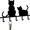 Wenko Aufbewahren & Servieren<Schlüsselboard in Schwarz - (B)20 x (H)15 cm