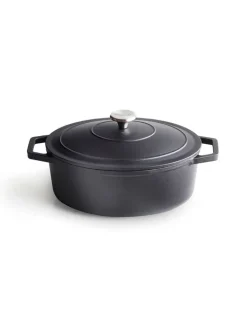 Brandt Kochgeschirr<Schmortopf in Schwarz - Ø 30 cm