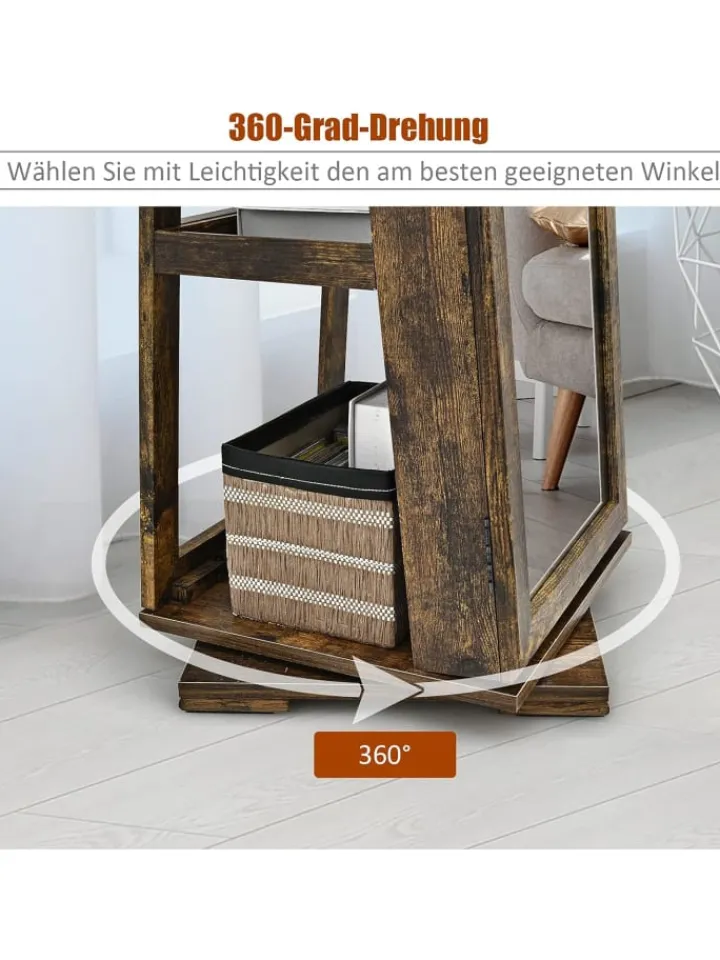 COSTWAY Schmuckkästen<Schmuckaufbewahrung in Taupe