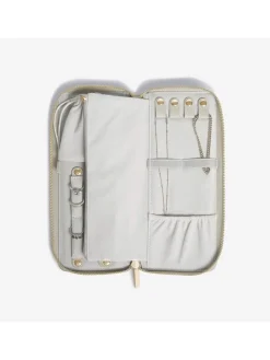 Stackers Schmuckkästen<Schmucketui in Creme - (B)24,5 x (H)10,5 x (T)3 cm