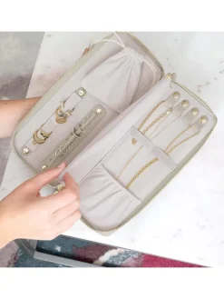 Stackers Schmuckkästen<Schmucketui in Creme - (B)24,5 x (H)10,5 x (T)3 cm