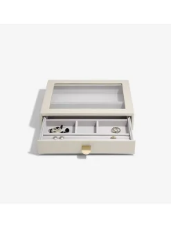 Stackers Schmuckkästen<Schmuckkasten "Classic" in Creme - (B)25 x (H)18 x (T)5,6 cm