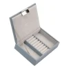 Stackers Schmuckkästen<Schmuckkasten in Blaugrau - (B)18 x (H)12,5 x (T)4,5 cm