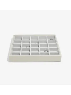 Stackers Schmuckkästen<Schmuckkiste in Creme - (B)25 x (H)18 x (T)3,7 cm