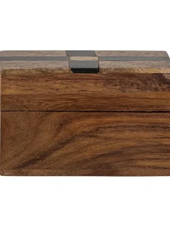 Bloomingville Schmuckkästen<Schmuckkästchen "Cemile" in Braun - (B)6,5 x (H)4 cm