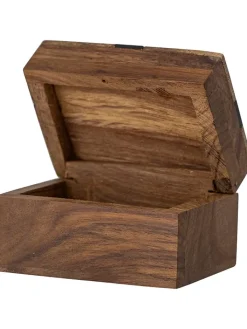 Bloomingville Schmuckkästen<Schmuckkästchen "Cemile" in Braun - (B)6,5 x (H)4 cm
