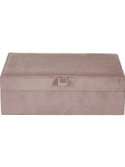 Rétro Chic Schmuckkästen<Schmuckkästchen in Rosa - (B)25 x (H)8 x (T)16 cm
