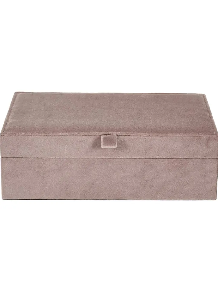 Rétro Chic Schmuckkästen<Schmuckkästchen in Rosa - (B)25 x (H)8 x (T)16 cm