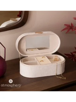 Atmosphera Créateur d'intérieur Schmuckkästen<Schmuckschatulle in grau