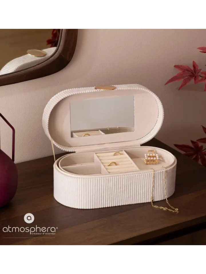 Atmosphera Créateur d'intérieur Schmuckkästen<Schmuckschatulle in grau