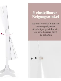 COSTWAY Schmuckkästen<Schmuckschrank in Weiß