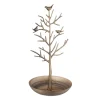 relaxdays Schmuckkästen<Schmuckständer "Baum" in Gold