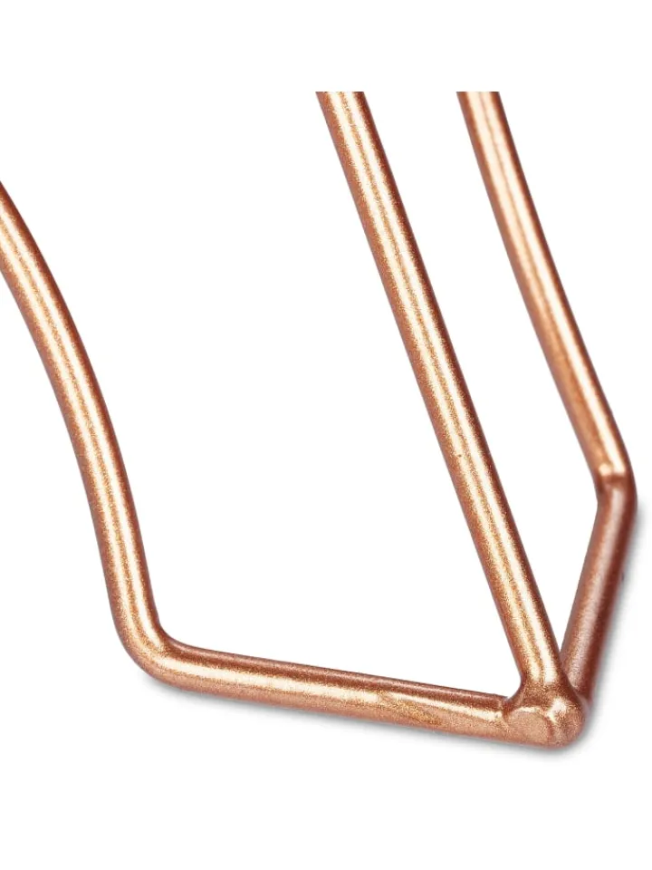 relaxdays Schmuckkästen<Schmuckständer "Eiffelturm" in Roségold - (H)47 cm