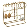 relaxdays Schmuckkästen<Schmuckständer in Bronze - (B)20 x (H)18 x (T)9 cm
