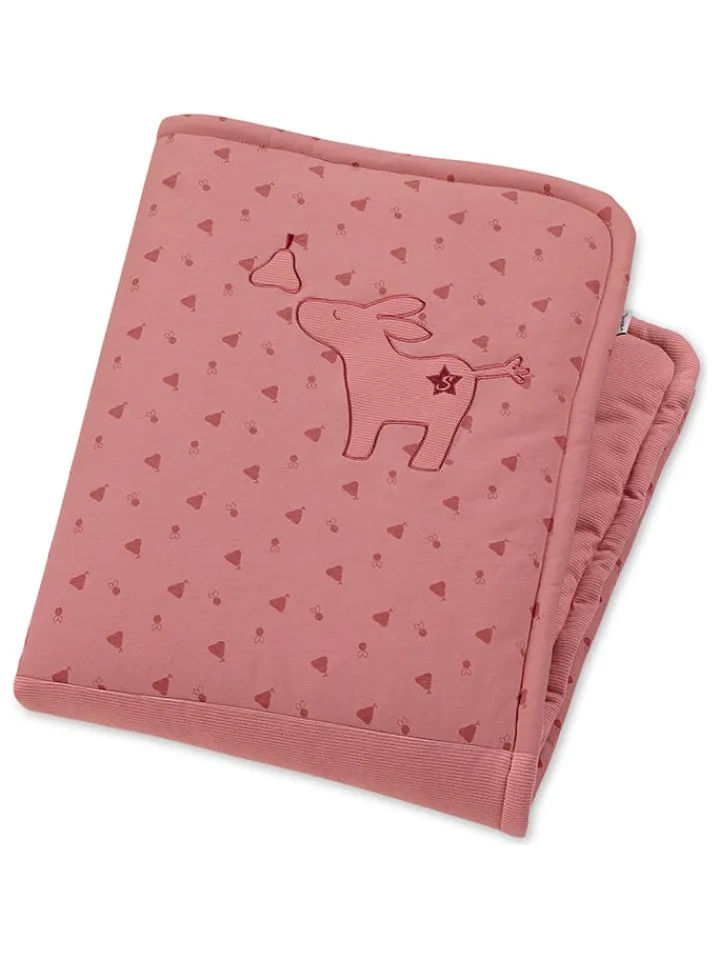 Sterntaler Wohndecken & Plaids<Schmusedecke "Emmily" in Pink - (L)100 x (B)75 cm