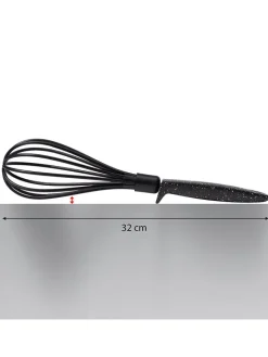 Stoneline Koch- & Backutensilien<Schneebesen in Schwarz - (L)32 cm