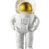 Donkey Dekofiguren & -Objekte<Schneekugel ''The Astronaut'' in Weiß - (B)9 x (H)18 x (T)8 cm