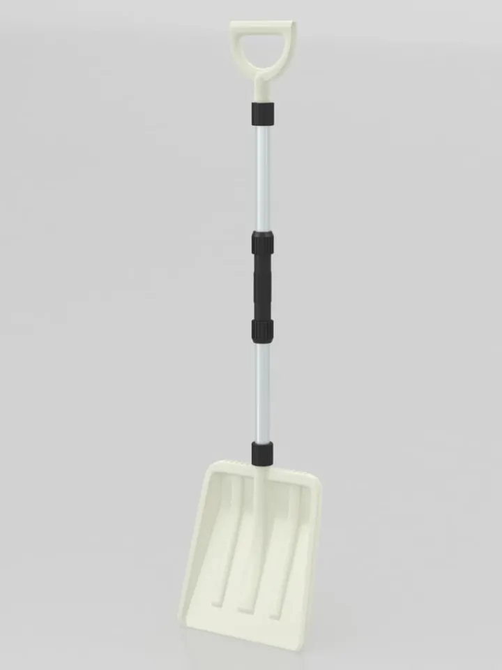 COSTWAY Weitere Haushaltshelfer<Schneeschaufel 116,5 cm in Weiß