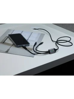 Troika Technikzubehör<Schnellladekabel in Schwarz - (L)120 cm