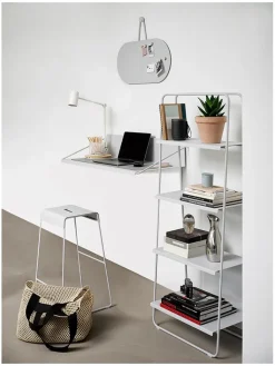 Zone Denmark Tische<Schreibtisch "A-Wall" in Grau - (B)95 x (H)19 x (T)41,5 cm
