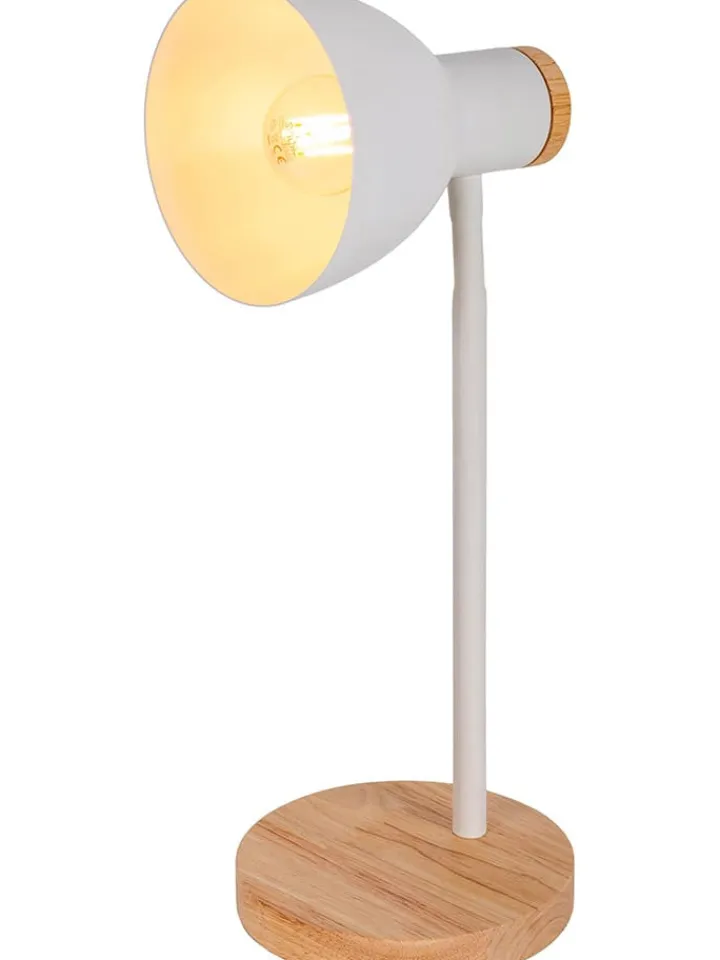 näve Tischleuchten<Schreibtischleuchte in Weiß - (H)36,5 x Ø 14 cm